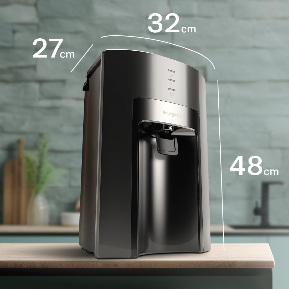 Aquaguard Sure Delight RO+MC 1X Water Purifier | Free Service Plan worth ₹2000 | India’s #1 Water Purifier | Suitable for Borewell & Tanker Water | 30x Impurity Removal vs Local Purifiers