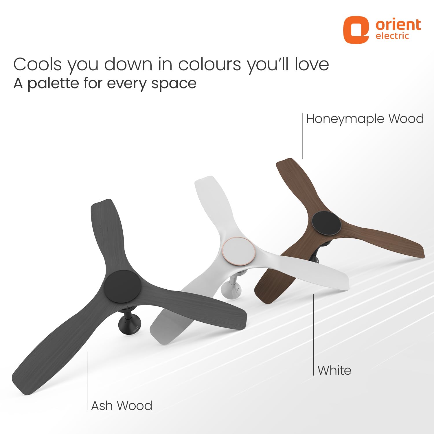 Orient Electric 1200mm Aerosense BLDC Ceiling Fan with Remote | BEE 5-star rated Energy Saving Fan | 5-year warranty by Orient | Honeymaple Wood, pack of 1