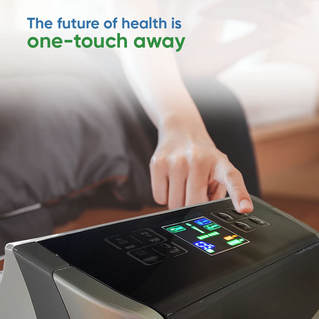 O2Cure Elixir Air Purifier for Home With HEPA Filter & Humidifier | 6 Stages of Air Purification Eliminates 99.99% of Pollutants |1 Year Warranty | 1 Unit | Metallic Grey