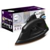 Wipro GD208 Automatic Electric Dry Iron 1200 Watt With Large LED Indicator | Large Soleplate|Anti Bacterial German Weilburger Double Coated Soleplate | Quick Heat Up - 1200 Watts, Black