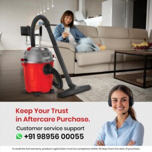 IBELL Wet and Dry Vacuum Cleaner for Home, 10 LTR Capacity,1000 W, 16.5 kPa Suction, HEPA Filter, Wet Vacuum Cleaner for Sofa, House Cleaning Machine (Mecano Primea1000)